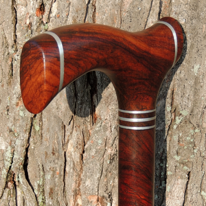 Bastón de madera vintage ajustable para senderismo, bastón de madera tallada con punta de goma para uso en exteriores. - Product Image 6