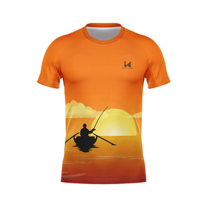 T-shirts personnalisés imprimés OEM ODM à séchage rapide, écologiques, respirants, coupe classique, manches courtes, col rond, pour hommes - Product Image 5