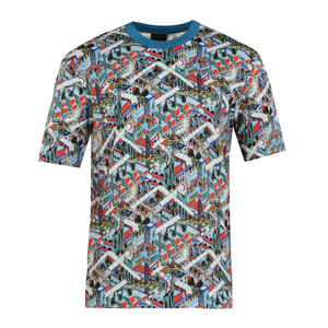 T-shirt Homme en Coton Tricoté Respirant à Manches Courtes, Design Décontracté de Qualité Supérieure, 100% Coton Uni, Prêt à Expédier, Anti-Plis, Écologique - Product Image 2