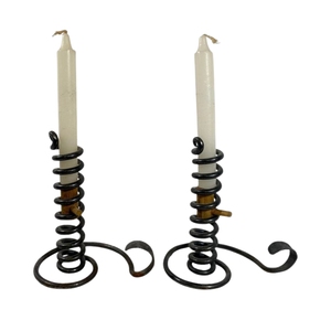 Support de bougie en fer doré poli et arrondi pour chambre à coucher, éclairage festif, décoration intérieure, idéal pour offrir - Product Image 5