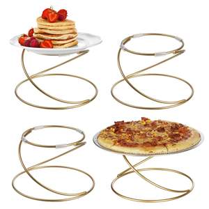 Professional Metal Cake Stand For <b>Bakery</b> Shop Cake Display And Dessert Arrangement For Commercial Use Purpose - Product Image 5