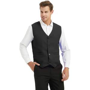 2025 unisexe à manches longues haut 5 Pack serveur gilet avec poches cuisine Restaurant vêtements de travail pour barman et serveuse utilisation - Product Image 5