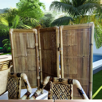 Treillis et portes de clôture en bambou de Bali de haute qualité Cadre en bois personnalisable Conception unique pour le prix de protection en plein air et agricole