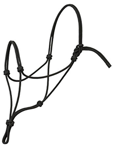 Al por mayor Cabestro de cuerda de cuero estilo inglés para caballo, para equitación, SP-40978, Embalaje personalizado PK - Product Image 1