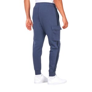 Men Elastic Waist Casual Cotton Light Wash Embroidered Eco Friendly Breathable Winter Sweatpants & Joggers - Product Image 2