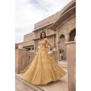 Robes de mariée de créateur-Beautiful Dori Work Lehenga Choli - Product Image 5