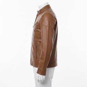 Veste en cuir de haute qualité pour homme, style tendance, en cuir de vachette 100% authentique, vente flash - Product Image 3
