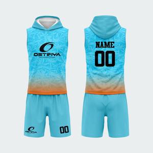 Maillot de football américain 7v7 avec capuche, imprimé, pour équipes, par le meilleur fabricant et fournisseur 2026, faible MOQ, uniformes 7 sur 7 - Product Image 3