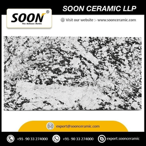 Mármol Calcita Pulido ALPINE WHITE-1 Ecológico con Vetas Negras, Blancas y Verdes, Gran Losa, Diseño 3D, para Pared de Sala de Estar Moderna - Product Image 2