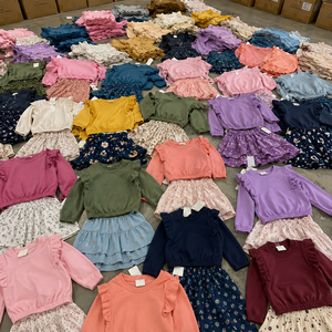 Ensembles de pyjamas en coton pour filles, manches courtes, imprimé lettres, pantalons, ensembles de vêtements confortables pour enfants, lot en stock, vente en gros, approvisionnement mondial - Product Image 6