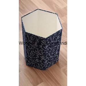 Belle boîte hexagonale vide de taille moyenne, design floral, en papier rigide, emballage design pour cadeau, idéale pour offrir. - Product Image 5