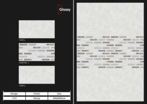 Azulejos de Porcelana de Alto Brillo 30X60CM 300X600MM, Revestimiento de Superficie Moderno de Gran Tamaño para Interiores Residenciales y Comerciales de Primera Calidad - Product Image 3