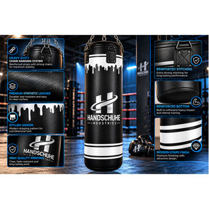Saco de Boxeo de Calidad Premium para Entrenamiento, Material PU Duradero, Relleno Mixto, para Adultos - Product Image 5