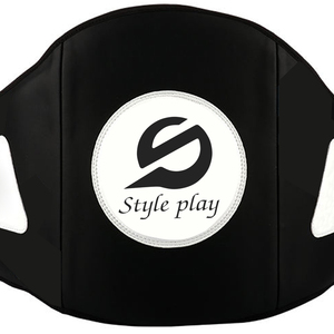 <b>Professional</b> <b>Light</b> Weight Belly Pad for Fight wear Cowhide Leather MMA Chest Kick Boxing Training Belly Safety Pad - Product Image 6