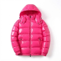 Blouson matelassé brillant à capuche pour homme – Manteau d'hiver tendance, chaud, résistant à l'eau, en nylon, personnalisable, décontracté, pour l'extérieur, vente en gros