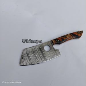 Juego de cuchillos de cocina de acero de Damasco, cuchillo de carnicero forjado a mano de alta nitidez para carne y verduras, cuchillo de Chef y deshuesado de espiga completa - Product Image 5
