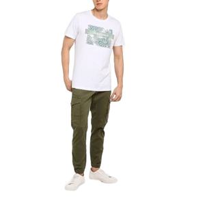 กางเกงกีฬาเอวสูงของผู้ชายกางเกงแฟชั่นทำจากผ้าใบ - Product Image 6