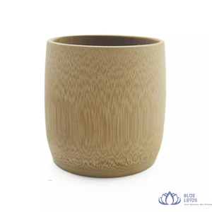 Tasse à boire artisanale en bambou, modèle Lucy Binh Dinh Blue Lotus, idéale pour le café, le thé, l'eau, le vin – Fournitures pour bars et restaurants – Vente chaude - Product Image 1