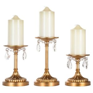Premium Decorative Gold Metal <b>Lantern</b> Candle Holder with Transparent Glass Panels for Indoor Outdoor Ambience - Product Image 2