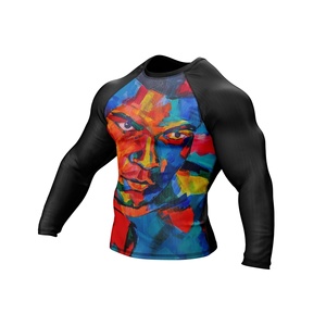 Rashguard de Manga Larga Personalizado al por Mayor para MMA, Calidad Premium, Impresión por Sublimación, Transpirable, Unisex, Ropa de Lucha BJJ Fortleo - Product Image 3