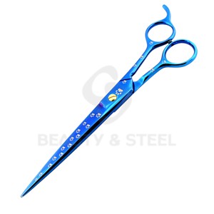 Professional Neon Green and Black Hair Cutting Scissors with Sharp Straight Blades and Ergonomic Triple <b>Ring</b> Handle - Product Image 4