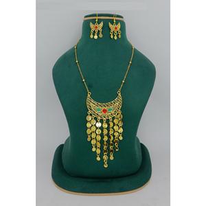 Martasha diseñador islámico Ramadán especial chapado en oro UAE joyería especial Dubai joyería collar pendiente conjunto Joyería Árabe - Product Image 5