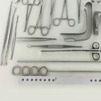 Ensemble d'instruments chirurgicaux professionnels pour l'ablation des amygdales, manuel, réutilisable, en acier inoxydable, kit d'instruments de chirurgie ORL