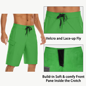 Mens Board shorts Inner Compression Short Quick Dry Performance Outer Shell For Beach Volleyball Training And Swimming Sports - Product Image 4