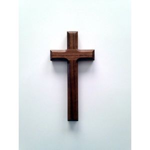 Cruz de Madera Hecha a Mano para Oración Devocional Cristiana, Placa Religiosa - Product Image 4