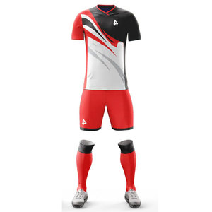 Uniformes Deportivos de Color Sólido de Último Diseño, Ropa de Fútbol de Secado Rápido, Uniformes de Entrenamiento para Toda Temporada, Uniforme de Fútbol - Product Image 3