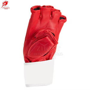 Gants de MMA en cuir de qualité supérieure pour entraînement de boxe professionnel avec doublure intérieure souple - Product Image 2