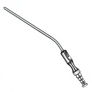 Tube d'aspiration Frazier 19 cm / 7-1/2 pouces de diamètre 2,6 mm Fr 08 Instrument chirurgical de précision pour l'aspiration efficace des fluides - Product Image 5