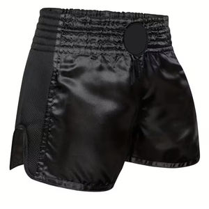 Shorts de Muay Thai personnalisés de haute qualité avec logo imprimé, nouvelle arrivée, confortables, respirants, pour les arts martiaux et les combats. - Product Image 4