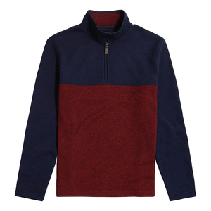 Sudadera con capucha personalizada de alta calidad con cremallera de 1/4 para hombre, sudadera pesada 100% algodón con cremallera, sudadera unisex con media cremallera de forro polar. - Product Image 3