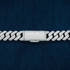 Cadena Cubana de Plata 925 con Baño de Rodio para Hombre, Collar Estilo Hip Hop para Uso Diario - Product Image 6