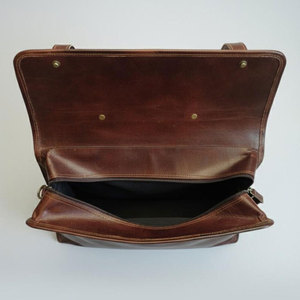 Sac pour ordinateur portable en cuir véritable 100 % imperméable, vente en gros, prix abordable, tendance, sacs pour ordinateur portable en cuir en vente en ligne - Product Image 5