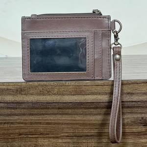 Monedero de Cuero Genuino con Diseño Floral, Cierre de Cremallera, para Tarjetas de Crédito, Mini, Unisex, Elegante, Venta Caliente 2026 - Product Image 5