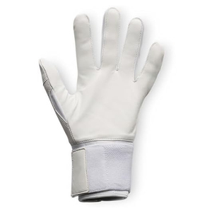 Gants de frappe pour softball et baseball, couleur blanche, durables, haute performance, pour joueurs d'équipe, en cuir, avec une bonne adhérence. - Product Image 4