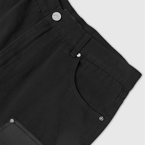 Jeans de Mezclilla de Alta Calidad, Personalizados, a la Moda, de Corte Holgado, Estilo Hip Hop, de Tiro Bajo, para Hombre, Lavados - Product Image 5