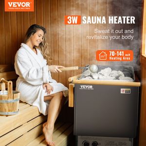 3KW 220V <b>Electric</b> Sauna <b>Heater</b> Built-In Controls Steam Bath Stove with 3h <b>Timer</b> & Adjustable Temp for Sauna Rooms - Product Image 2
