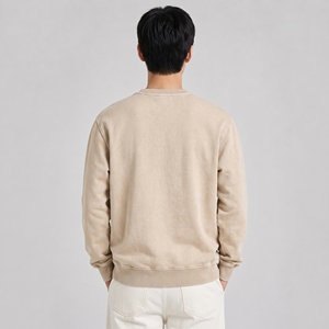 Sudaderas de Cuello Redondo de Manga Larga para Hombre al por Mayor, con Bordado Personalizado, Logotipo Personalizado, Sudaderas de Algodón para Hombre - Product Image 4