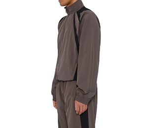 Customized Logo Polyester Winter Windbreaker <b>Jacket</b> Vintage Style High Street Stand Collar Windbreaker <b>Jacket</b> - Product Image 2