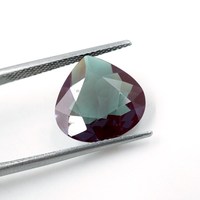 Pierre précieuse Alexandrite taillée en forme de cœur à facettes 5,30 ct 13x13x4,5 MM pour la fabrication de bijoux HAYAAT GEMS