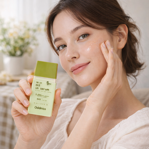 เซรั่มบำรุงผิวหน้า Oddniss Hybrid Texture 50 มล. สูตรวีแกนผสมน้ำมันและน้ำ สารสกัดจากใบฮาร์ทลีฟ 64 ช่วยเติมความชุ่มชื้น สูตรบำรุงผิวแบบเกาหลี - Product Image 1