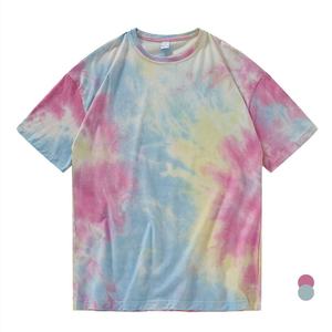 Camiseta Tie Dye de Moda Casual Unisex, Diseño Personalizado al por Mayor, Corte Ajustado, Manga Corta para Hombre/Mujer - Product Image 1