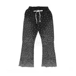 Survêtement homme en coton 100% style streetwear, léger et confortable, avec strass, prix abordable, marque privée, en vente - Product Image 5