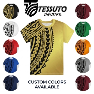 Mens <b>Plus</b> <b>Size</b> Traditional Samoan Tribal Printed T Shirt Short Sleeve Crew Neck Hawaiian <b>Graphic</b> <b>Tee</b> Custom Summer Tops <b>Tee</b> - Product Image 6
