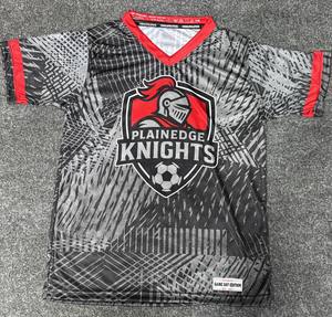 Camiseta de fútbol para hombre con estampado digital DTF, de tela gruesa de 300 GSM, para la moda de invierno. - Product Image 1