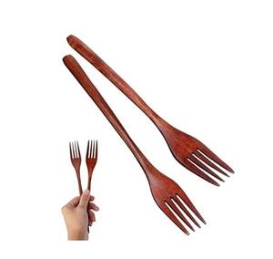 Juego de cuchara y tenedor de madera para mesa de comedor, utensilios de madera natural, tenedor de madera de tamaño personalizado, juego de tenedor y cuchara de madera más vendido en oferta. - Product Image 4