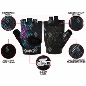 Premium Quality High Performance Gym Sports Gloves Half Finger Design for Workout Fitness and Cycling with Extra <b>Grip</b> Support - Product Image 6
